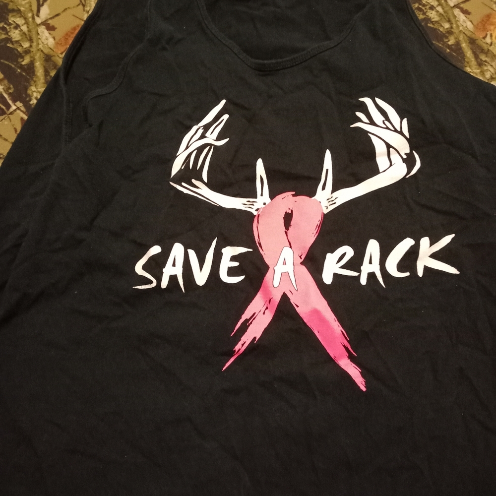 Breast cancer awareness cut off shirt